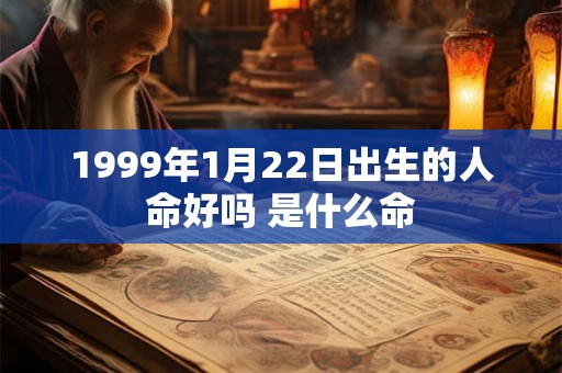1999年1月22日出生的人命好吗 是什么命