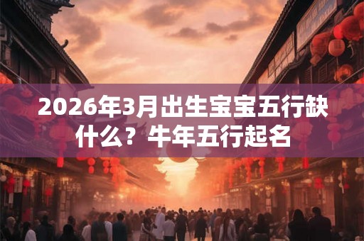 2026年3月出生宝宝五行缺什么？牛年五行起名