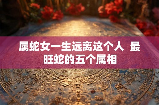属蛇女一生远离这个人  最旺蛇的五个属相