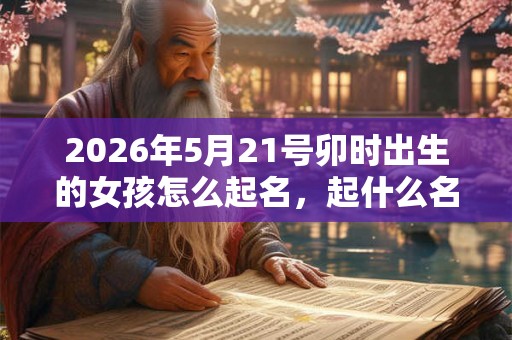 2026年5月21号卯时出生的女孩怎么起名，起什么名字合适