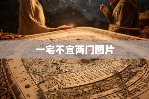 一宅不宜两门图片