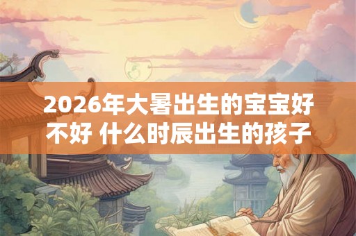2026年大暑出生的宝宝好不好 什么时辰出生的孩子最好 2026年大暑出生的宝宝好不好 什么时辰出生的孩子最好
