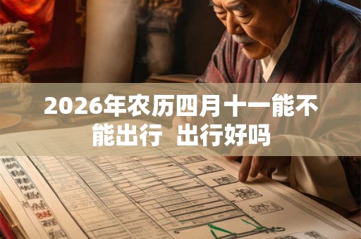 2026年农历四月十一能不能出行  出行好吗