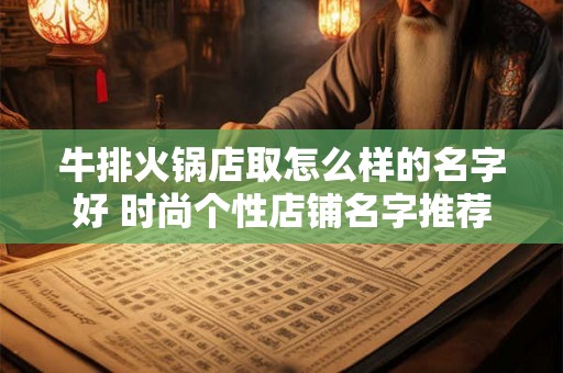 牛排火锅店取怎么样的名字好 时尚个性店铺名字推荐