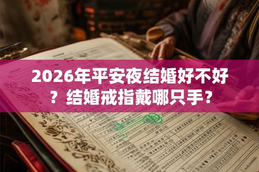 2026年平安夜结婚好不好?结婚戒指戴哪只手? 2026年平安夜结婚好不好?结婚戒指戴哪只手?