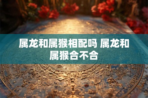 属龙和属猴相配吗 属龙和属猴合不合
