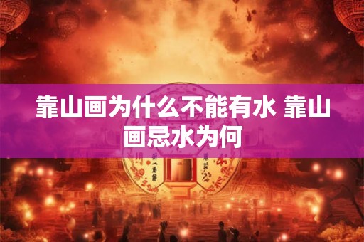 靠山画为什么不能有水 靠山画忌水为何