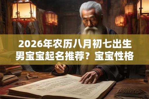 2026年农历八月初七出生男宝宝起名推荐？宝宝性格如何？