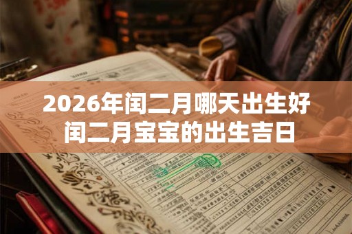 2026年闰二月哪天出生好 闰二月宝宝的出生吉日