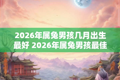 2026年属兔男孩几月出生最好 2026年属兔男孩最佳出生月份 2026年属兔男孩几月出生最好 2026年属兔男孩最佳出生月份