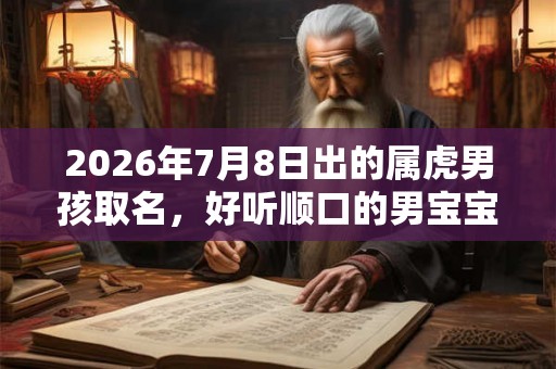 2026年7月8日出的属虎男孩取名,好听顺口的男宝宝名字 2026年7月8日出的属虎男孩取名,好听顺口的男宝宝名字
