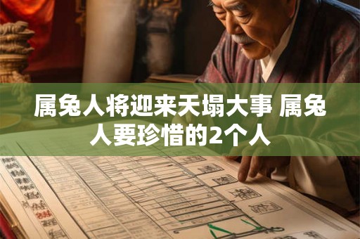 属兔人将迎来天塌大事 属兔人要珍惜的2个人