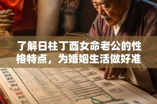 了解日柱丁酉女命老公的性格特点,为婚姻生活做好准备 了解日柱丁酉女命老公的性格特点,为婚姻生活做好准备