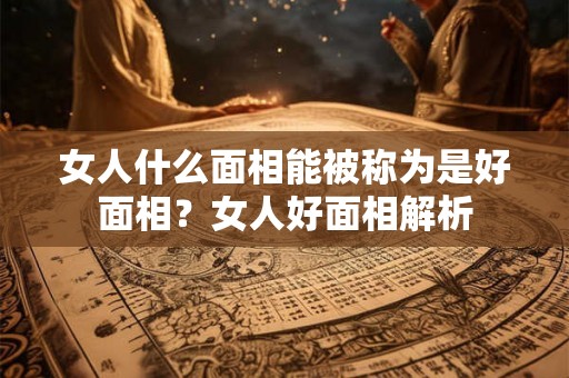 女人什么面相能被称为是好面相？女人好面相解析