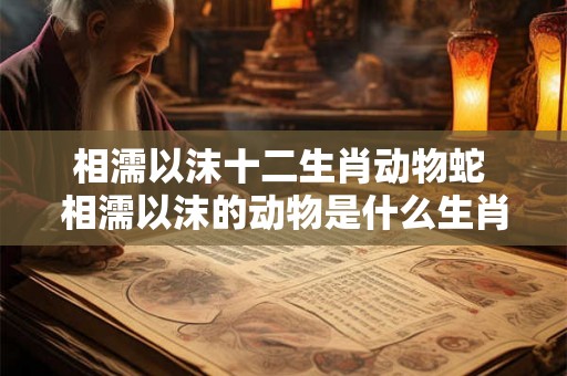 相濡以沫十二生肖动物蛇 相濡以沫的动物是什么生肖