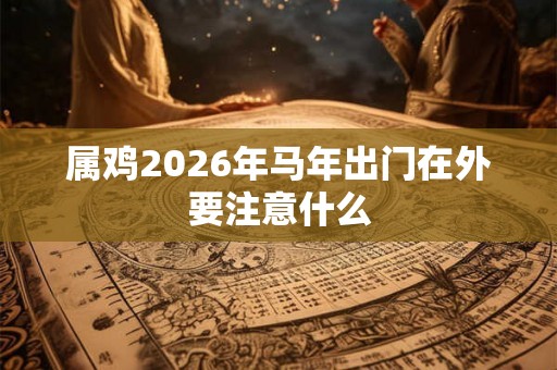 属鸡2026年马年出门在外要注意什么