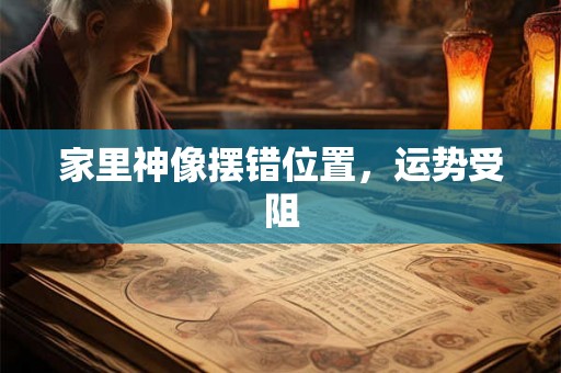 家里神像摆错位置，运势受阻