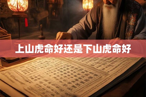 上山虎命好还是下山虎命好