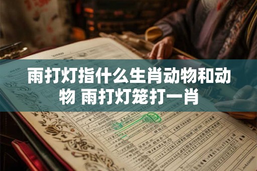 雨打灯指什么生肖动物和动物 雨打灯笼打一肖 雨打灯指什么生肖动物和动物 雨打灯笼打一肖