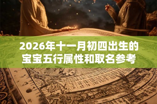 2026年十一月初四出生的宝宝五行属性和取名参考
