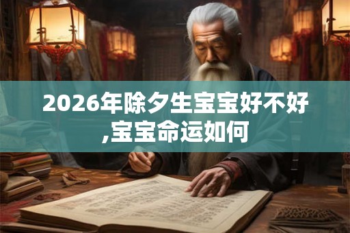 2026年除夕生宝宝好不好,宝宝命运如何 2026年除夕生宝宝好不好,宝宝命运如何