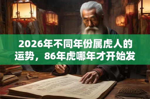 2026年不同年份属虎人的运势，86年虎哪年才开始发财