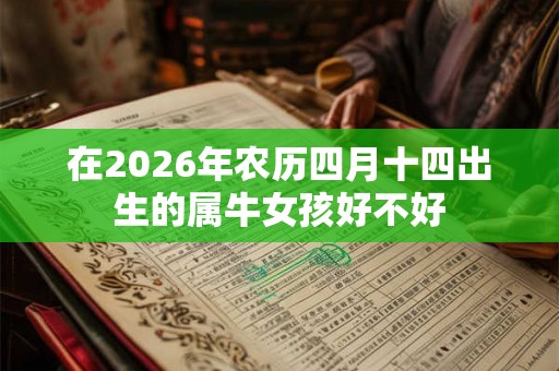 在2026年农历四月十四出生的属牛女孩好不好