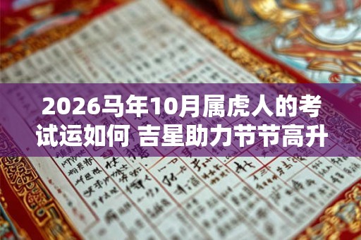 2026马年10月属虎人的考试运如何 吉星助力节节高升 2026马年10月属虎人的考试运如何 吉星助力节节高升