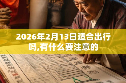 2026年2月13日适合出行吗,有什么要注意的