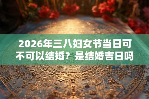 2026年三八妇女节当日可不可以结婚?是结婚吉日吗? 2026年三八妇女节当日可不可以结婚?是结婚吉日吗?