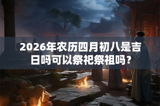 2026年农历四月初八是吉日吗可以祭祀祭祖吗？