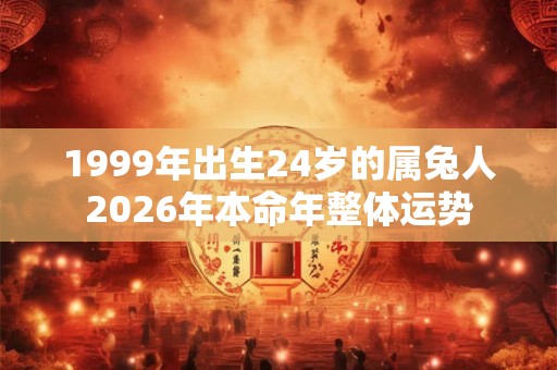 1999年出生24岁的属兔人2026年本命年整体运势
