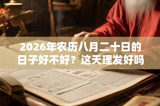 2026年农历八月二十日的日子好不好？这天理发好吗？