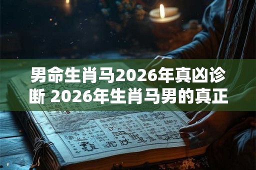 男命生肖马2026年真凶诊断 2026年生肖马男的真正凶煞是什么