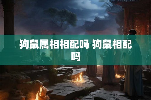 狗鼠属相相配吗 狗鼠相配吗