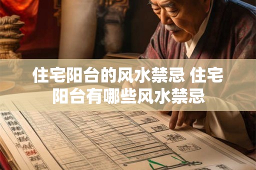 住宅阳台的风水禁忌 住宅阳台有哪些风水禁忌