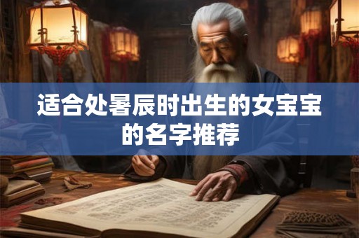 适合处暑辰时出生的女宝宝的名字推荐 适合处暑辰时出生的女宝宝的名字推荐
