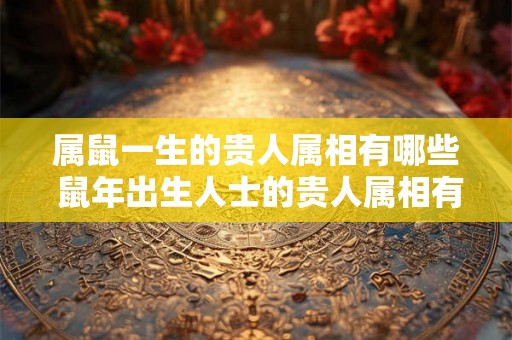 属鼠一生的贵人属相有哪些 鼠年出生人士的贵人属相有哪些