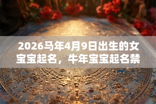 2026马年4月9日出生的女宝宝起名，牛年宝宝起名禁忌大全