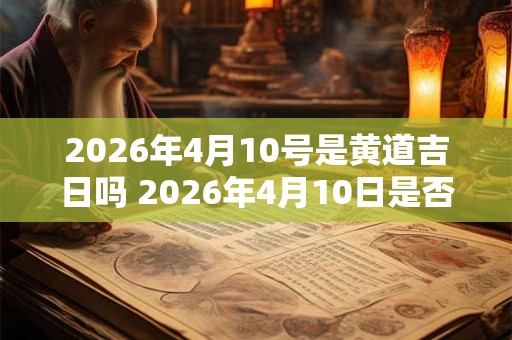 2026年4月10号是黄道吉日吗 2026年4月10日是否为黄道吉日 2026年4月10号是黄道吉日吗 2026年4月10日是否为黄道吉日