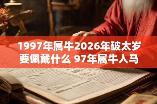 1997年属牛2026年破太岁要佩戴什么 97年属牛人马年犯太岁怎么化解