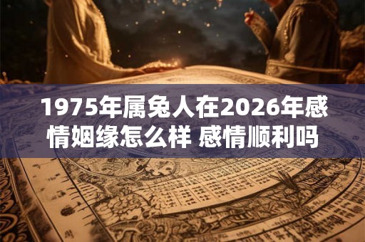 1975年属兔人在2026年感情姻缘怎么样 感情顺利吗