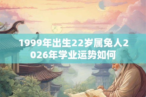 1999年出生22岁属兔人2026年学业运势如何 1999年出生22岁属兔人2026年学业运势如何