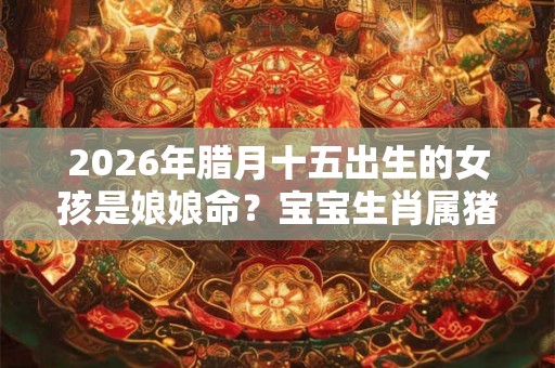 2026年腊月十五出生的女孩是娘娘命？宝宝生肖属猪吗？