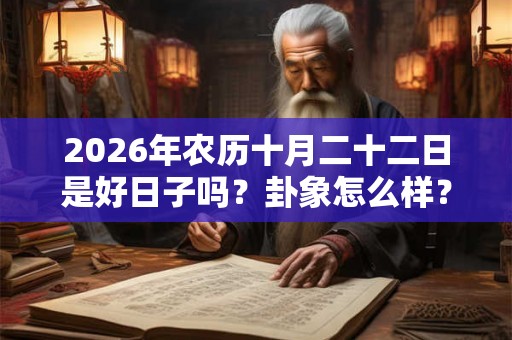 2026年农历十月二十二日是好日子吗?卦象怎么样? 2026年农历十月二十二日是好日子吗?卦象怎么样?