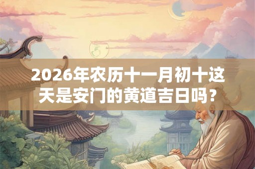 2026年农历十一月初十这天是安门的黄道吉日吗? 2026年农历十一月初十这天是安门的黄道吉日吗?