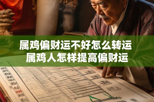 属鸡偏财运不好怎么转运 属鸡人怎样提高偏财运
