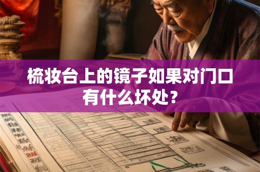 梳妆台上的镜子如果对门口有什么坏处？