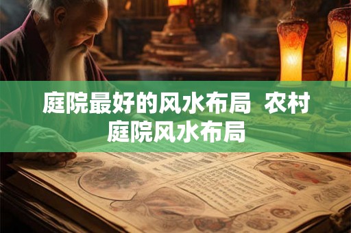 庭院最好的风水布局 农村庭院风水布局 庭院最好的风水布局 农村庭院风水布局