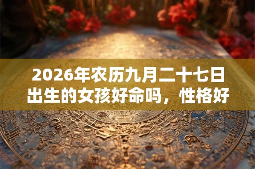 2026年农历九月二十七日出生的女孩好命吗，性格好不好？